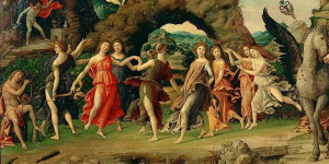 Parnaso-Apollo-Venere-Mercurio-e-le-Muse-di-Andrea-Mantegna